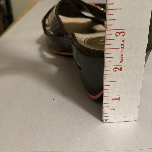 Cole Haan Nike Air Elke Slide Sandals Womens 7 Leather Rose gold old money comfy - Picture 9 of 9